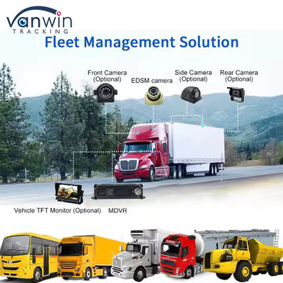 4CH دو کارت SD DVR تلفن همراه مینی سایز ماشین جعبه سیاه در وسیله نقلیه CCTV 4G GPS MDVR