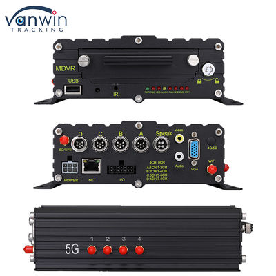 8CH 1080p 4G AI Mobile DVR با سیستم دوربین ADAS DMS BSD GPS Mobile DVR برای کامیون