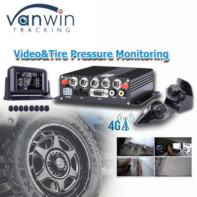 4CH 8CH SD Mdvr فشار تایر نظارت بر سوخت رانندگی ضبط کننده مدیریت ردیابی ناوگان