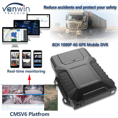 8CH ویدئو نظارت HDD DVR همراه با 4G GPS WIFI MDVR برای نظارت در زمان واقعی