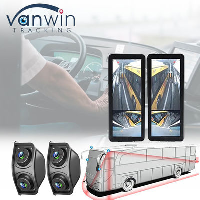 HD IR Night Vision Waterproof 1080P Dual Lens Side View Area Blind Rearview Mirror Rear View دوربین پشتیبان برای اتوبوس