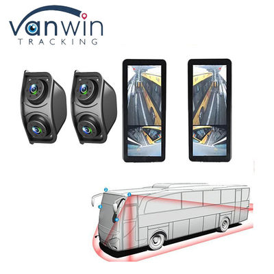 HD IR Night Vision Waterproof 1080P Dual Lens Side View Area Blind Rearview Mirror Rear View دوربین پشتیبان برای اتوبوس