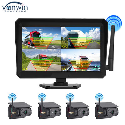 10.1 اینچ 1080P سیم نگر ماشین دوربین کیت شب دید عملکرد دوربین تقسیم مانیتور
