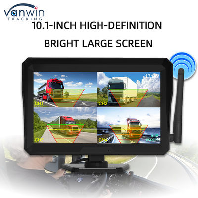 10.1 اینچ 1080P سیم نگر ماشین دوربین کیت شب دید عملکرد دوربین تقسیم مانیتور