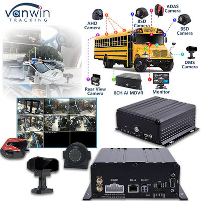 8CH AI Mobile DVR با عملکرد ADAS DMS BSD MDVR راه حل پیشرفته امنیت خودرو