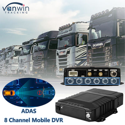 8CH 1080P Ai HDD Mobile DVR نظارت و ردیابی در زمان واقعی 4G Ai Adas DMS MDVR سیستم دوربین مدار بسته