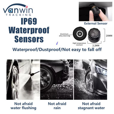 4G GPS پشتیبانی از DVR تلفن همراه 4 / 8 / 10 فشار تایر در زمان واقعی سیستم هوشمند نظارت