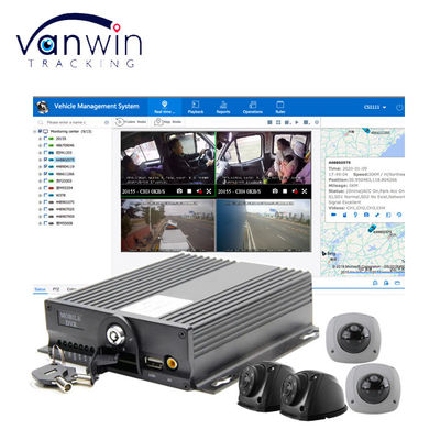 4CH 3G 4G GPS WIFI 1080P HD سیستم ویدئویی نظارت موبایل