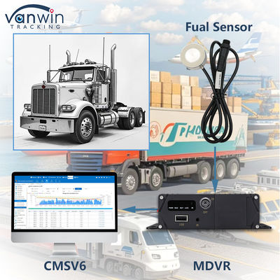 نظارت بر ایمنی سیستم نظارت بر سوخت DVR تلفن همراه خودرو MDVR CCTV GPS 4G برای کامیون
