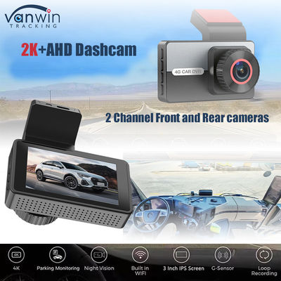 2K 1080P Dual Dash Cam WiFi APP کنترل شب دید مانیتور پارکینگ G-Sensor برای ماشین