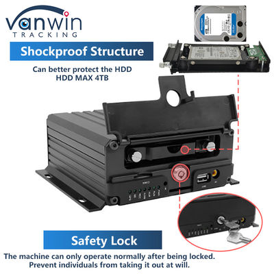 4 کانال ADAS DSM Car DVR با دوربین 4G GPS AHD دوربین کارت SD ضبط ویدیو برای آموزش رانندگی خودرو DVR تلفن همراه برای اتوبوس کامیون