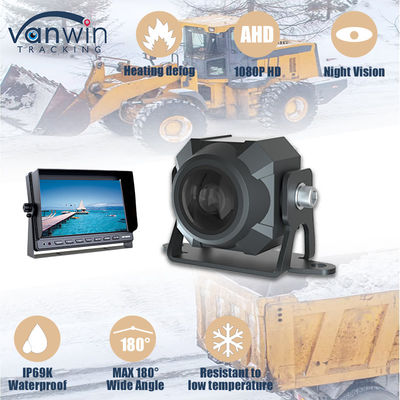 1080P IP69 ضد آب 2MP گرمایش خودرو ضد مه دوربین خودرو با زاویه دید 180 درجه و عملکرد ضد آب