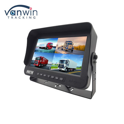 10.1 اینچ AHD 1080P MDVR مانیتور 4 کانال Full HD Waterproof Split Display Monitor برای خودرو