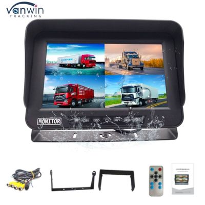 مانیتور ماشین 4 کانال هوش مصنوعی ضد آب IPX69 ضد انفجار صفحه نمایش 10 اینچ AHD برای وسایل نقلیه مکانیکی