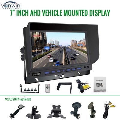 مانیتور AHD 4 کانال 7 اینچ Full HD1080P MDVR Split Display مانیتور خودرو برای خودرو
