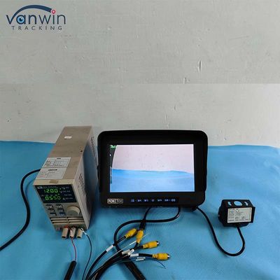 AHD 1080P MDVR مانیتور 10.1 اینچ 6 کانال ضد آب صفحه نمایش تقسیم شده مانیتور کارت SD برای خودرو
