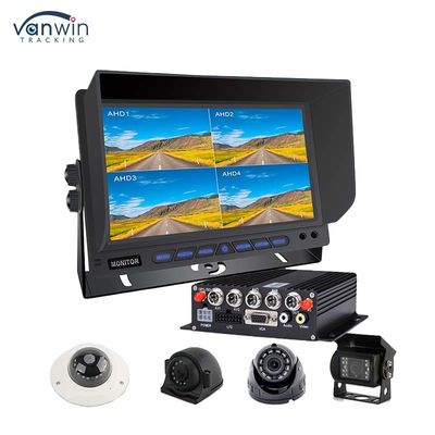 AHD/CVBS چند ویدئو ورودی مخلوط 4 کانال 7 اینچ Split Display Monitor برای خودرو