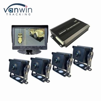 سیستم ضبط دوربین اتومبیل 360 درجه AHD DVR 7 / 9 / 10.1 اینچ برای کامیون ها و اتوبوس ها