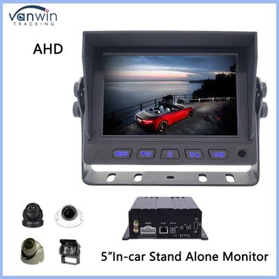 5 اینچ AHD LCD مانیتور ماشین نمایش دیجیتال برای وسایل نقلیه USB GPS برای کامیون های اتومبیل