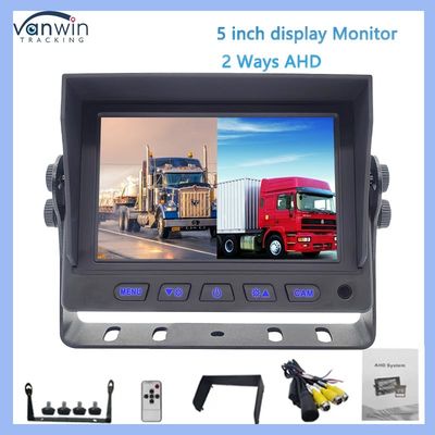 مانیتور 5 اینچ GPS ماشین HD AHD دیجیتال TFT LCD سیستم مانیتورینگ اتوماتیک کوچک IPS صفحه نمایش نمای عقب