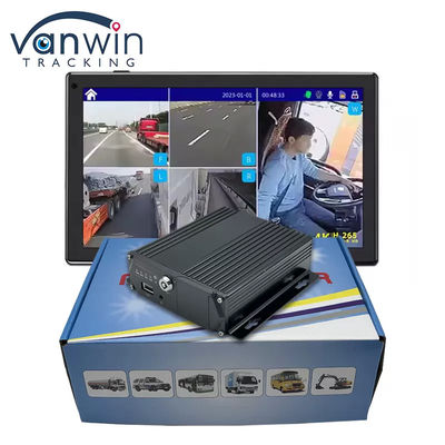 4 کانال کارت SD DVR موبایل دو کارته دو کارته آماده برای نظارت بر خودرو
