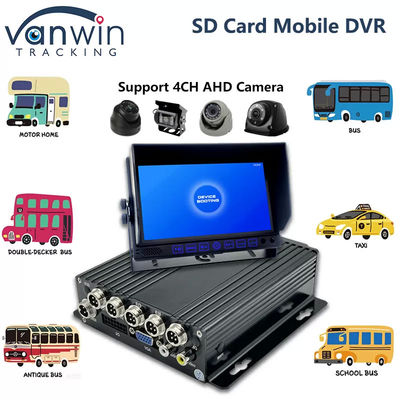 4G SD Card MDVR 1080P 8 Channel Vehicle Recorder با عملکرد GPS مناسب برای هر ناوگان