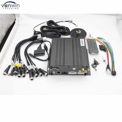 1080P AHD کنترل از راه دور ماشین اتوبوس RV 3G 4G GPS تلفن همراه HD 4CH DVR ضبط کننده ویدیو