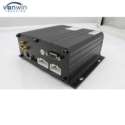 4 کانال AHD 1080P کارت SD 256G DVR موبایل با پورت USB VGA برای ضبط DVR امنیتی کامیون