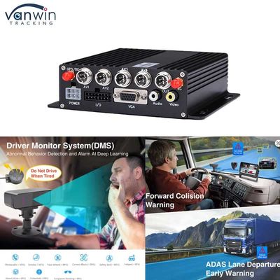 8CH SD DVR 4G GPS ADAS DMS AI MDVR 1080P H.265 دستگاه ضبط دی وی آر موبایل