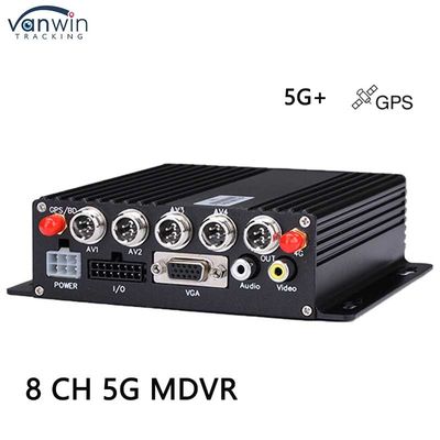 8 کانال DVR ماشین با 5G GPS AHD 1080P دوربین کارت SD ضبط ویدیو برای کامیون اتوبوس