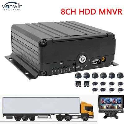 H.264 8 کانال MNVR با WiFi 4G ردیاب GPS اختیاری خودرو برای پشتیبانی خودرو OEM