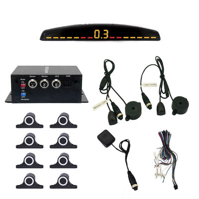 صفحه نمایش LCD 12 حسگر کمک پشتیبان رادار مانیتور پارکینگ سیستم برای کامیون های سنگین 5M
