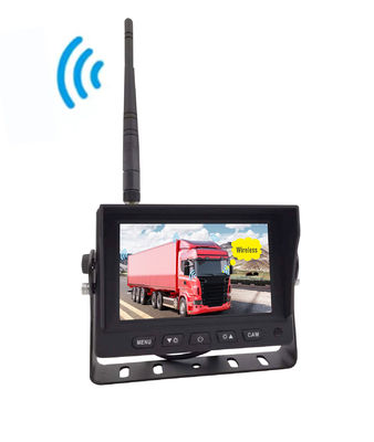 DVR دیجیتال 5 اینچی بی سیم HD با صفحه نمایش Quad-Split برای نظارت بر ایمنی عقب راننده