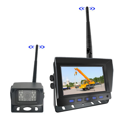 DVR دیجیتال 5 اینچی بی سیم HD با صفحه نمایش Quad-Split برای نظارت بر ایمنی عقب راننده