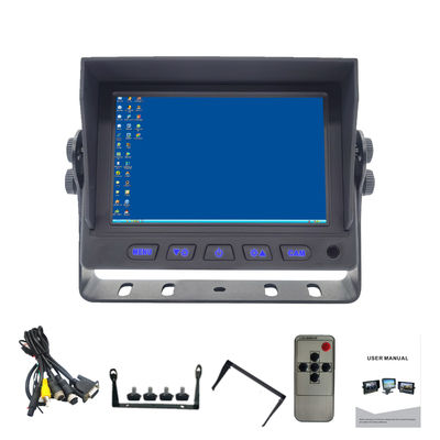 10.1 اینچ HD TFT LCD Screen Waterproof Vehicle Display for Trucks/Vans منبع برق DC 12V-24V -30C تا 80C حالت شبانه