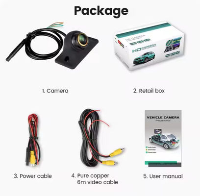 دوربین پشتی کوچک 1080P دوربین جاسوس مخفی برای ماشین یا تاکسی