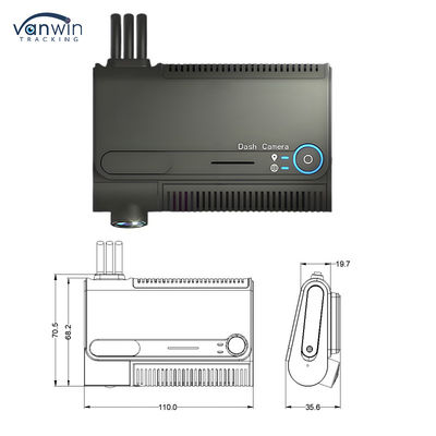 ضبط ویدیوی هوشمند وای فای AHD 4G MDVR هیبرید 4CH دوربین خودرو IPC CMSV6 اپلیکیشن کنترل از راه دور خودرو جعبه سیاه