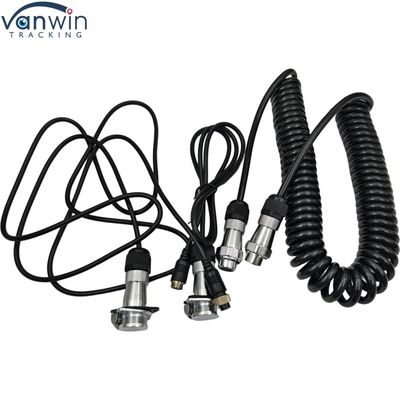 تجربه دید صاف عقب با سیم مارپیچ 4 پین برای سیستم های نظارت صنعتی و کشاورزی