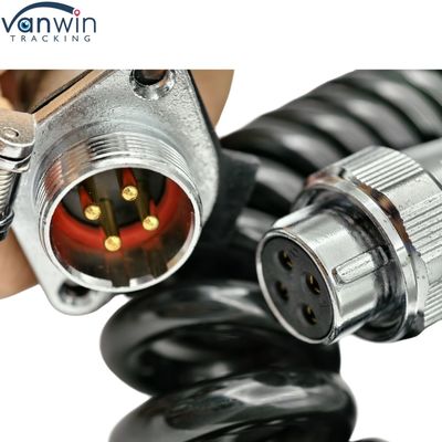 تجربه دید صاف عقب با سیم مارپیچ 4 پین برای سیستم های نظارت صنعتی و کشاورزی
