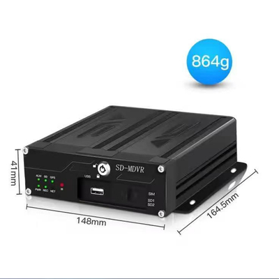 دستگاه ضبط ویدیوی دیجیتال MDVR با کیفیت 1080P و 4 کانال، دارای سیم‌کارت 4G، وای‌فای، GPS، سیستم دوربین مداربسته خودرو، کامیون و DVR