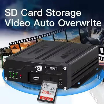 1080P 4CH Mobile DVR با سیم کارت 4G وای فای GPS Video Vehicle Truck CCTV Camera System DVR