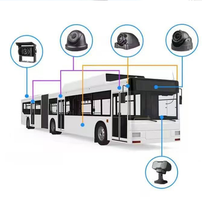 دستگاه ضبط ویدیوی دیجیتال MDVR با کیفیت 1080P و 4 کانال، دارای سیم‌کارت 4G، وای‌فای، GPS، سیستم دوربین مداربسته خودرو، کامیون و DVR