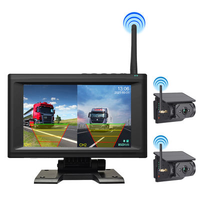 صفحه نمایش ضد آب 7 اینچی 1/2/4CH سیستم دوربین کنترل شارژ اتوماتیک بی سیم