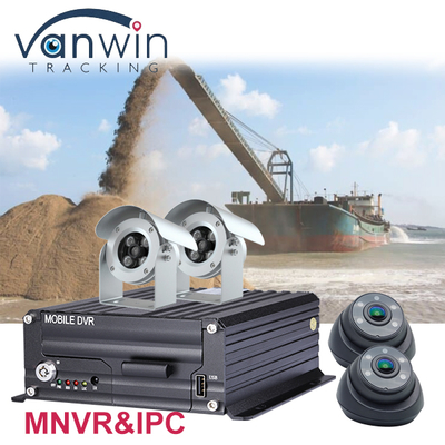6CH IPC NVR 4G GPS شبکه 6 کانال MNVR برای معدن طلا رودخانه شطرنج پمپاژ قایق اکشن جت