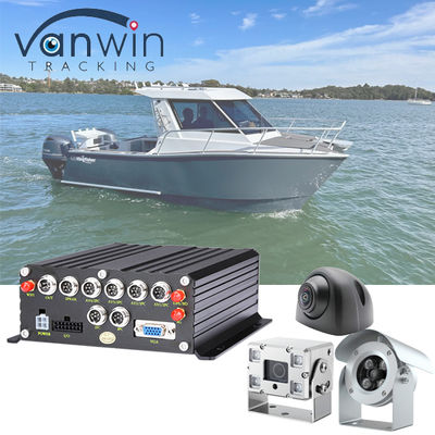 6CH IPC NVR 4G GPS شبکه 6 کانال MNVR برای معدن طلا رودخانه شطرنج پمپاژ قایق اکشن جت