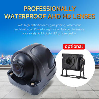 سیستم منظره اطراف AI MDVR با چهار دوربین Fisheye شب دید و ضبط نرخ فریم بالا برای وسایل نقلیه سنگین