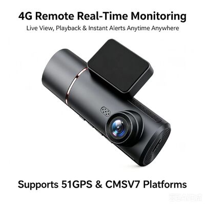 دوربین 3 کاناله AI 4G Dash 4K جلو، ADAS و DMS، ردیابی GPS، مانیتور پارکینگ 24/7