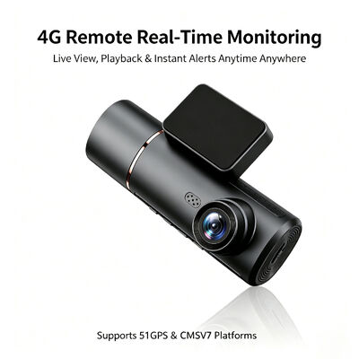 4K Advanced Assisted Driving Dashcam GPS ADAS DMS با پشتیبانی WIFI برای نظارت بر پارکینگ