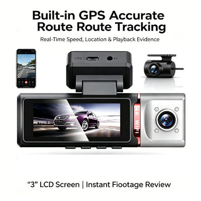 3 کانال HD DVR Dash Cam 4G 4K جلو 1080P کابین عقب GPS ردیابی ADAS DMS مانیتور پارکینگ 24/7 برای ایمنی ناوگان