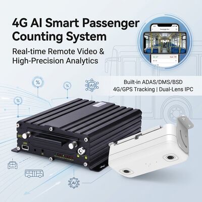 سیستم شمارش افراد اتوبوس 4G WIFI با دقت 98 درصد MDVR